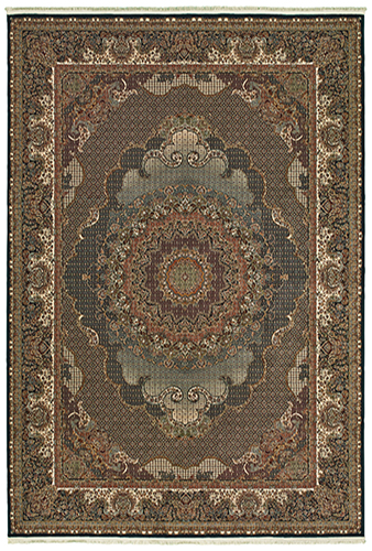 M5330B117165ST 3 ft. 10 in. x 5 ft. 5 in. Masterpiece 5330B Rectangle Area Rug, Blue