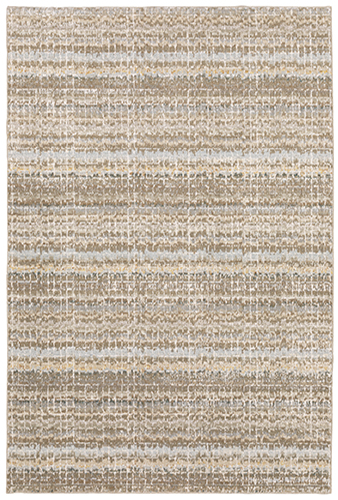 A747E0200300ST 6 ft. 7 in. x 9 ft. 6 in. Atlas 747E0 Rectangle Area Rug, Ivory