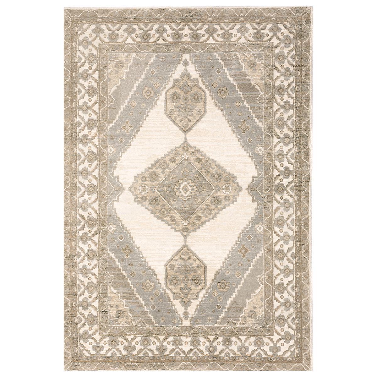 A298C0076365ST 2 ft. 6 in. x 12 ft. Andorra Rectangle Area Rug, Beige