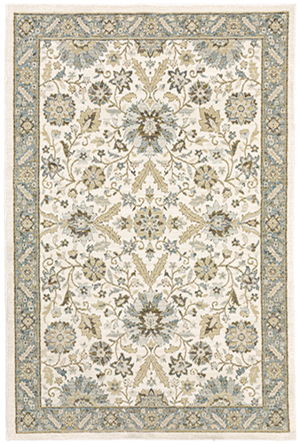 Andorra Indoor Rectangle Area Rug - Stone - 1.83 ft x 3.17 ft - Luxurious Pile