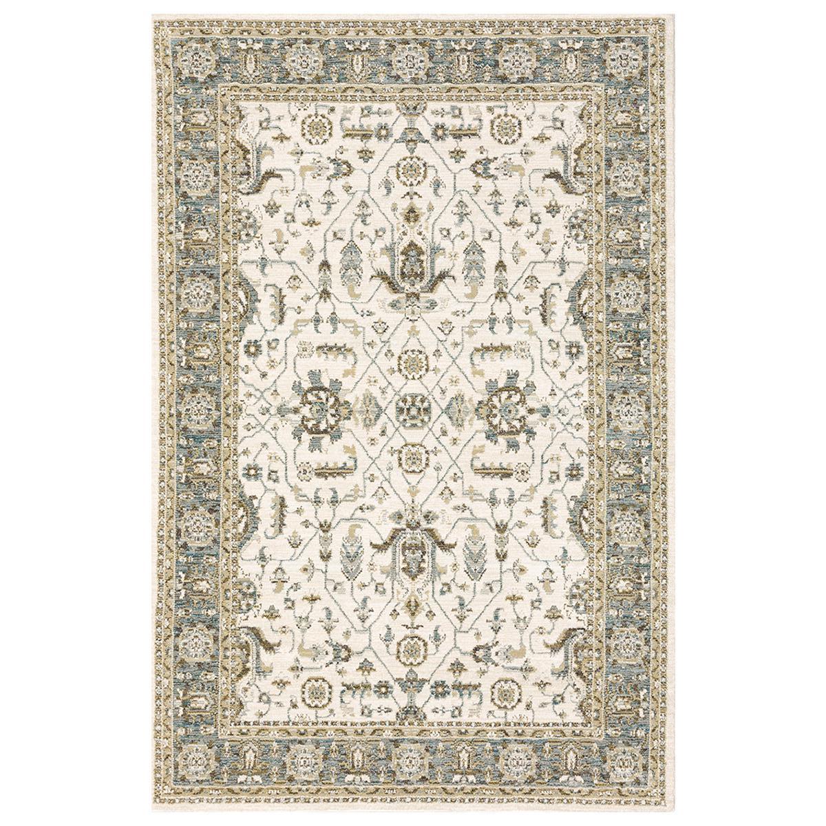 Andorra Indoor Runner Rug - Ivory - 2 ft. 3 in. x 8 ft. - Luxurious Soft Pile