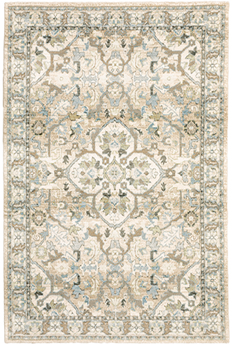 10 ft. x 13 ft. 2 in. Andorra 9818G Indoor Rectangle Area Rug - Beige