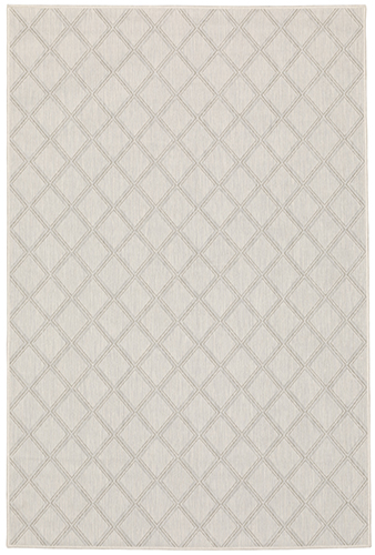 P5098W300390ST 9 ft. 10 in. x 12 ft. 10 in. Portofino 5098W Flatwoven Rectangular Area Rug - Ivory