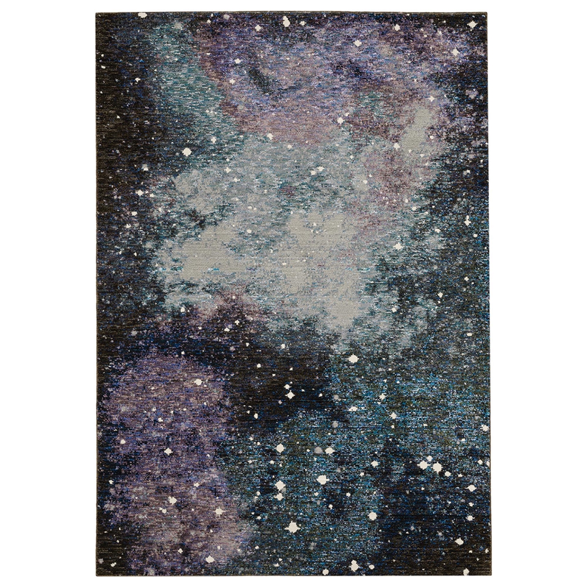 E0958A260370ST Evolution 0958A Machine Made Weave Oriental Rectangle Rug, Midnight - 8 ft. 6 in. x 11 ft. 7 in.