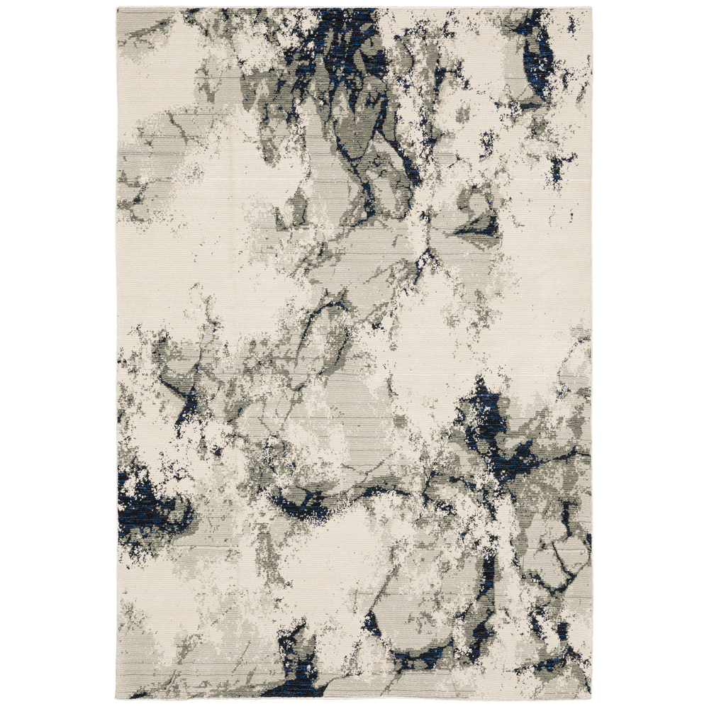 E0978A240343ST 7 ft. 10 in. x 10 ft. 10 in. Evolution 0978A Rectangular Area Rug - Ivory