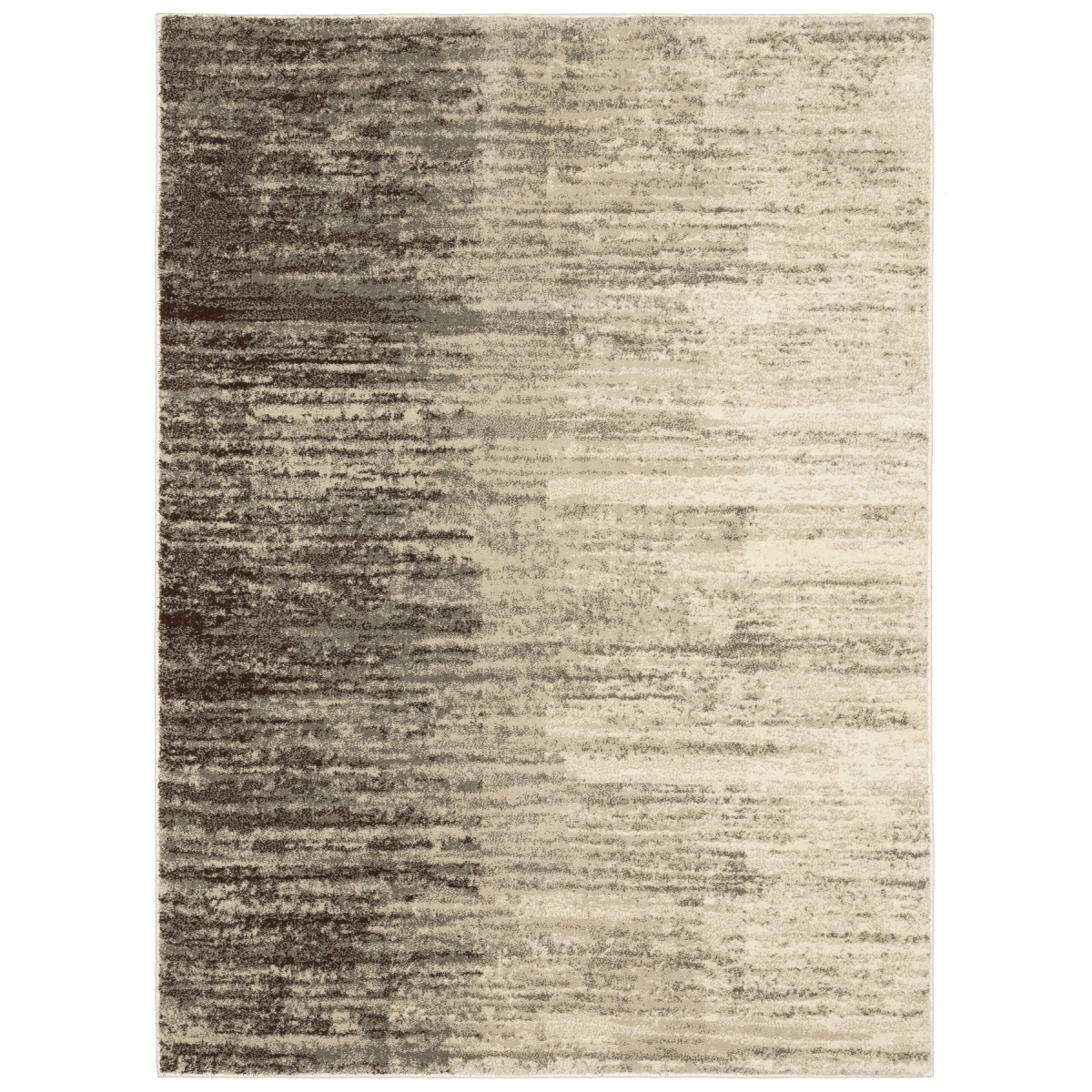 C0735A068230ST Carson 0735A Woven & Polypropylene Oriental Rectangle Rug, Beige - 2 ft. 3 in. x 7 ft. 6 in.