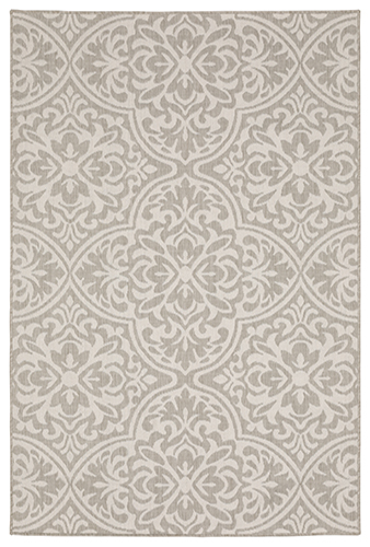 P1831H300390ST 9 ft. 10 in. x 12 ft. 10 in. Portofino 1831H Flatwoven Rectangular Area Rug - Grey