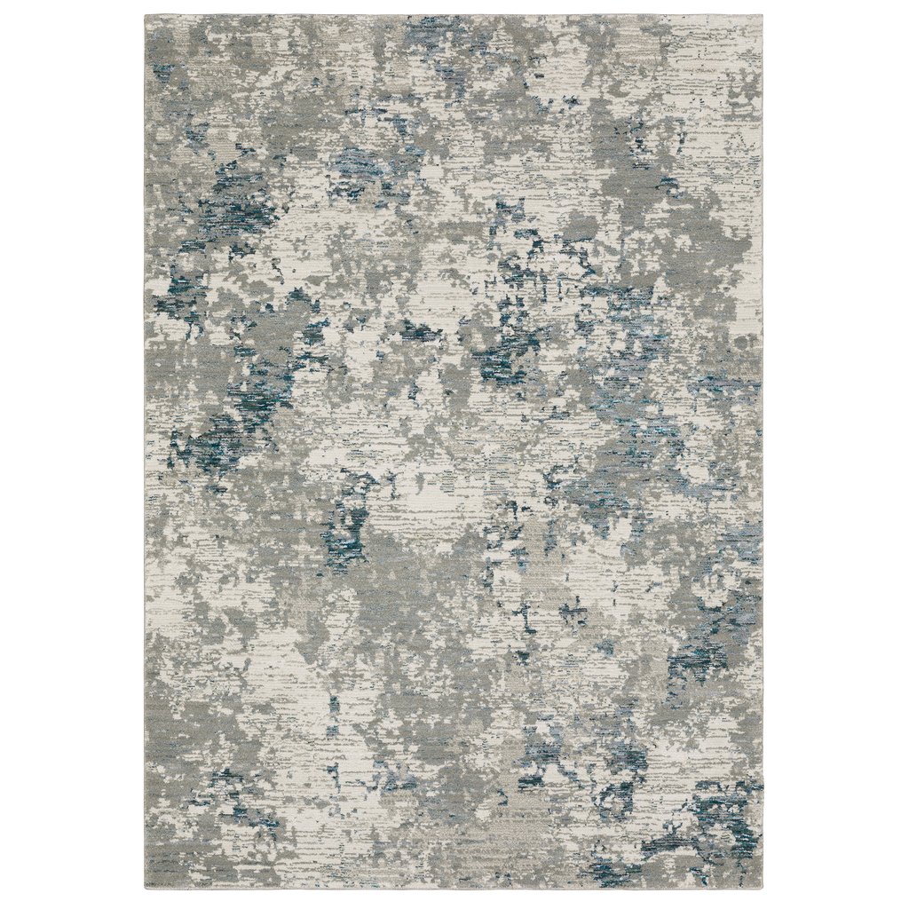 Evolution 0984D Grey Rectangle Rug - 2'3in. x 8' - Stylish Design