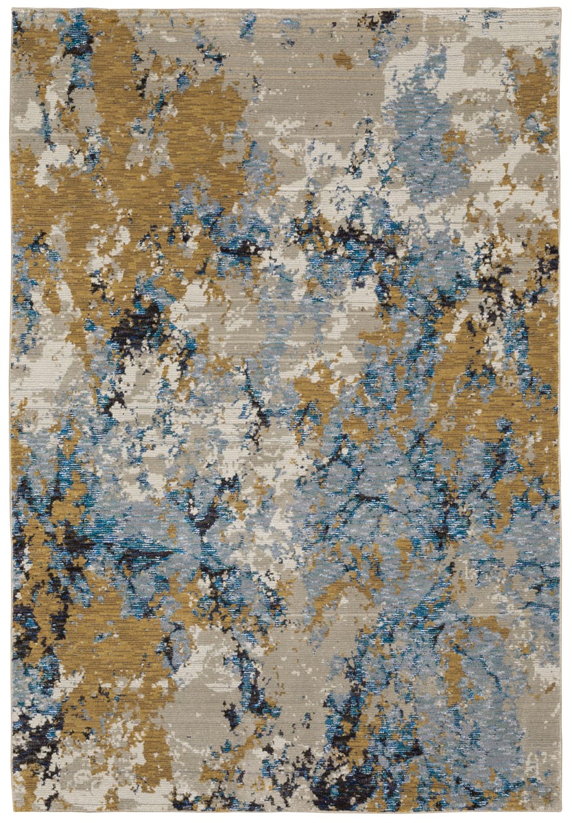 E0980A305400ST Evolution 0980A Machine Made Weave Oriental Rectangle Rug, Blue - 10 ft. x 13 ft. 2 in.