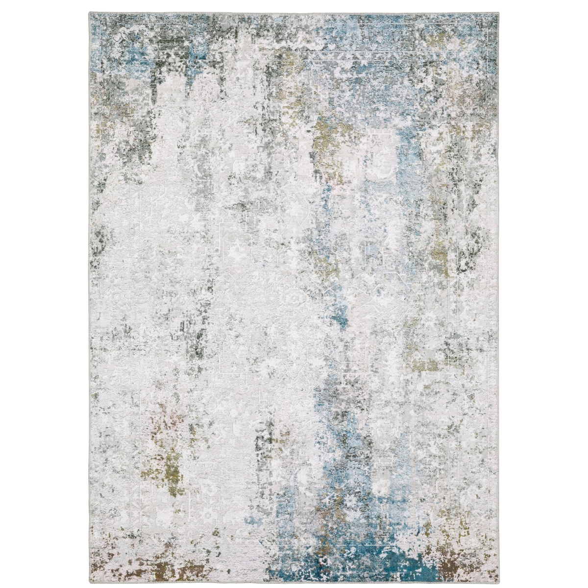 MMAL06152213ST Malibu Mal06 Rectangle Rug, Ivory - 5 x 7 ft.