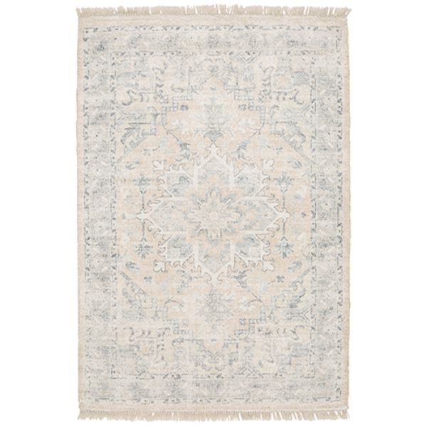 M45308304396ST 10 x 13 ft. 45308 Malabar Traditional Hand-Loomed Rectangle Area Rug, Beige