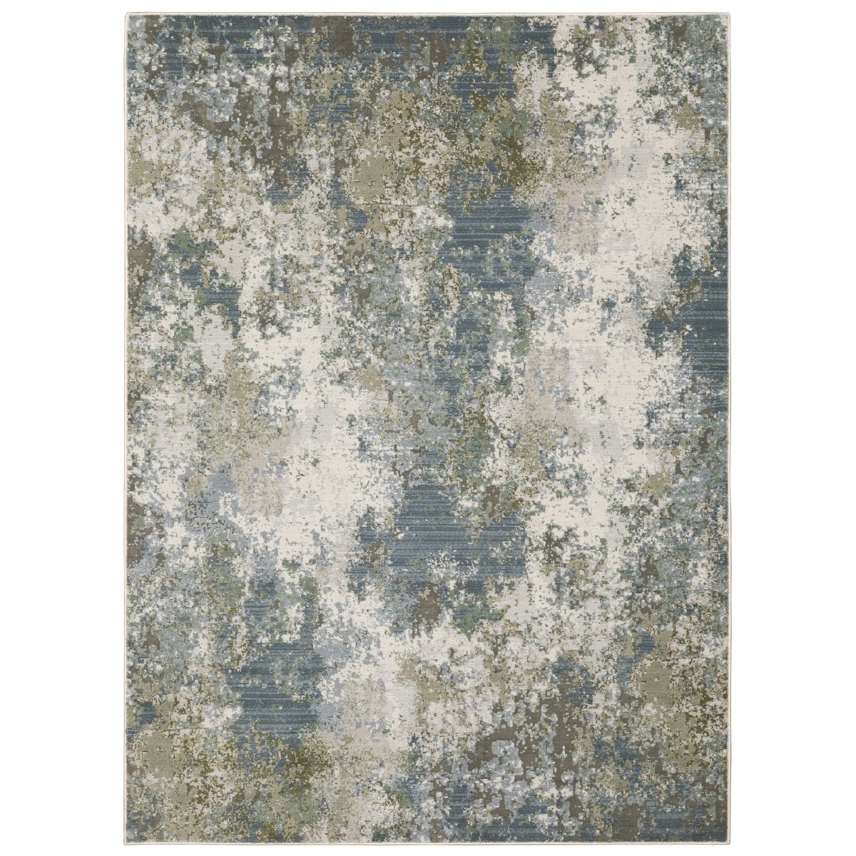 C5090E160235ST Caravan 5090E Rectangle Rug, Blue - 5 ft. 3 in. x 7 ft. 6 in.