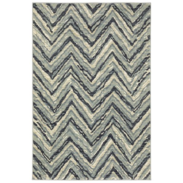 SSE03A067230ST 2 ft. 3 in. x 7 ft. 6 in. Seneca Runner Rug, Blue