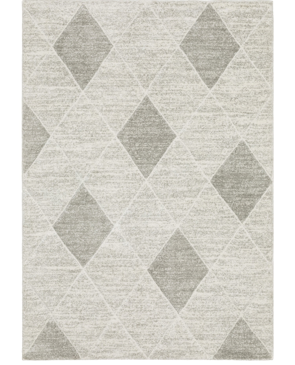 C005W2100152ST 3 ft. 3 in. x 5 ft. Cambria Rectangle Rectangle Rug, Grey