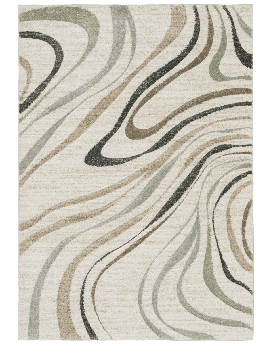 C162W2100152ST 3 ft. 3 in. x 5 ft. Cambria Rectangle Rectangle Rug, Beige