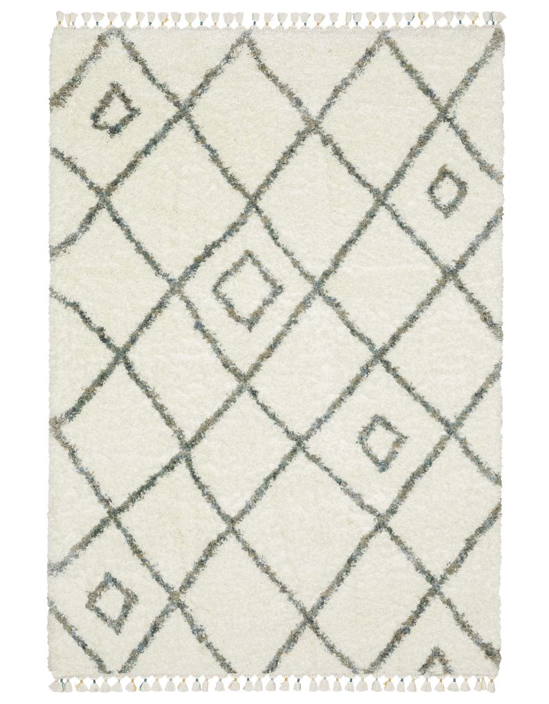 AAX03A300394ST 9 ft. 10 in. x 12 ft. 10 in. Axis AX03A Rectangle Area Rug, Ivory