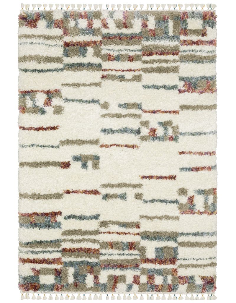 AAX06A300394ST 9 ft. 10 in. x 12 ft. 10 in. Axis AX06A Rectangle Area Rug, Ivory