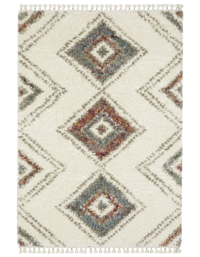 AAX07A300394ST 9 ft. 10 in. x 12 ft. 10 in. Axis AX07A Rectangle Area Rug, Ivory