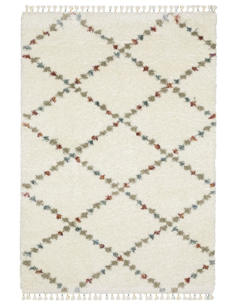 AAX08A300394ST 9 ft. 10 in. x 12 ft. 10 in. Axis AX08A Rectangle Area Rug, Ivory