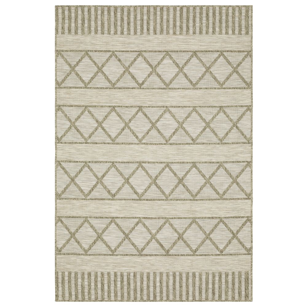 TTR11A100152ST 3 ft. 3 in. x 5 ft. Tortuga TR11A Rectangle Area Rug, Beige