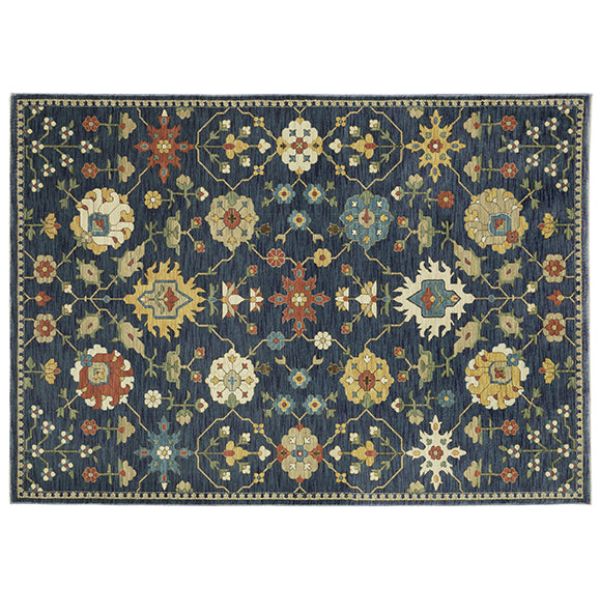 FFR02L200296ST 6 ft. 7 in. x 9 ft. 6 in. Francesca FR02L Rectangle Area Rug, Blue