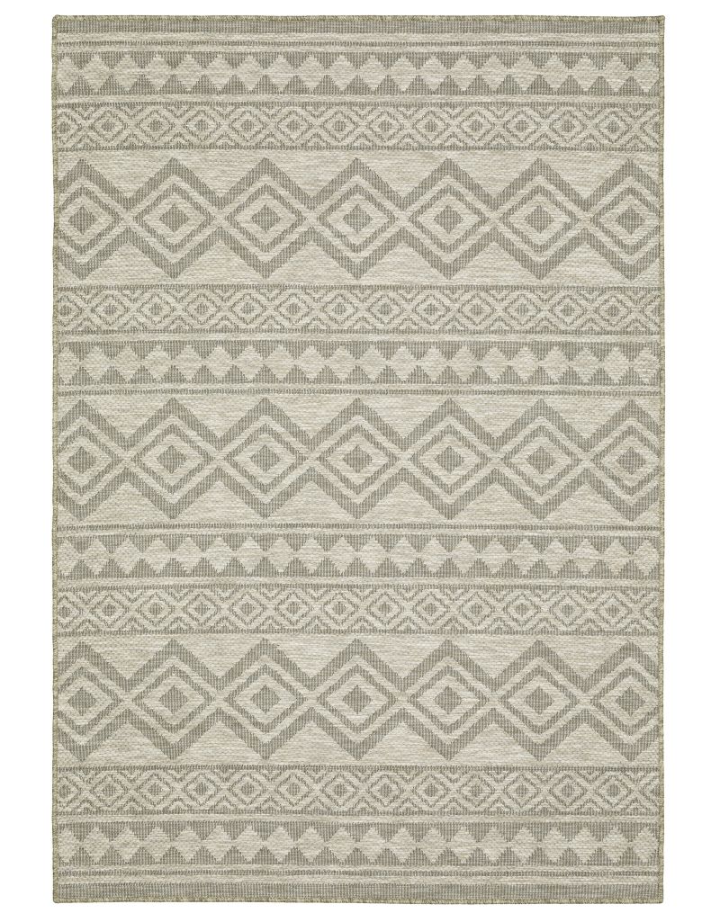 TTR03A200280ST 6 ft. 7 in. x 9 ft. 2 in. Tortuga Rectangle Area Rug, Beige