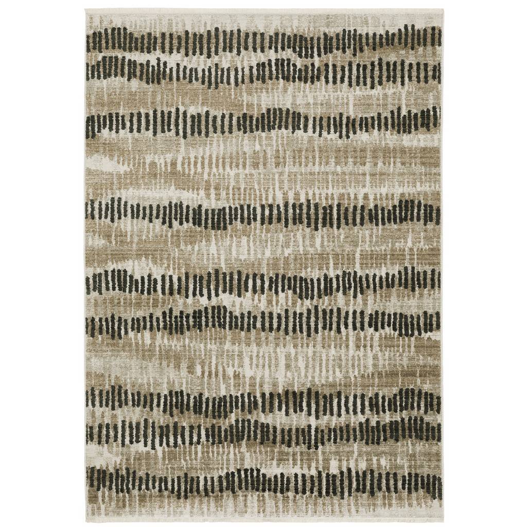 B8120D068230ST 2 ft. 3 in. x 7 ft. 6 in. Bauer Rectangle Area Rug, Beige