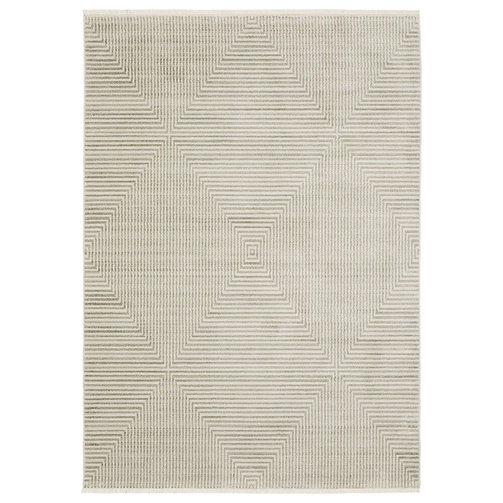 B4150E300390ST 9 ft. 10 in. x 12 ft. 10 in. Bauer 4150E Rectangle Area Rug, Beige
