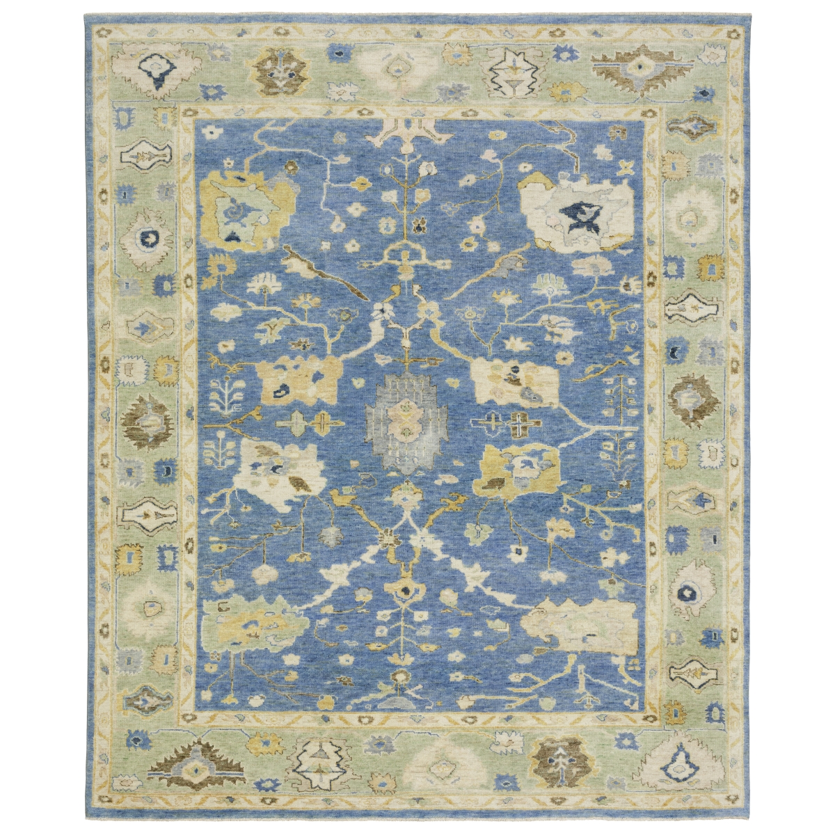 P10311275366ST 9 x 12 ft. Palace 10311 Traditional Hand Knotted Rectangle Area Rug, Blue