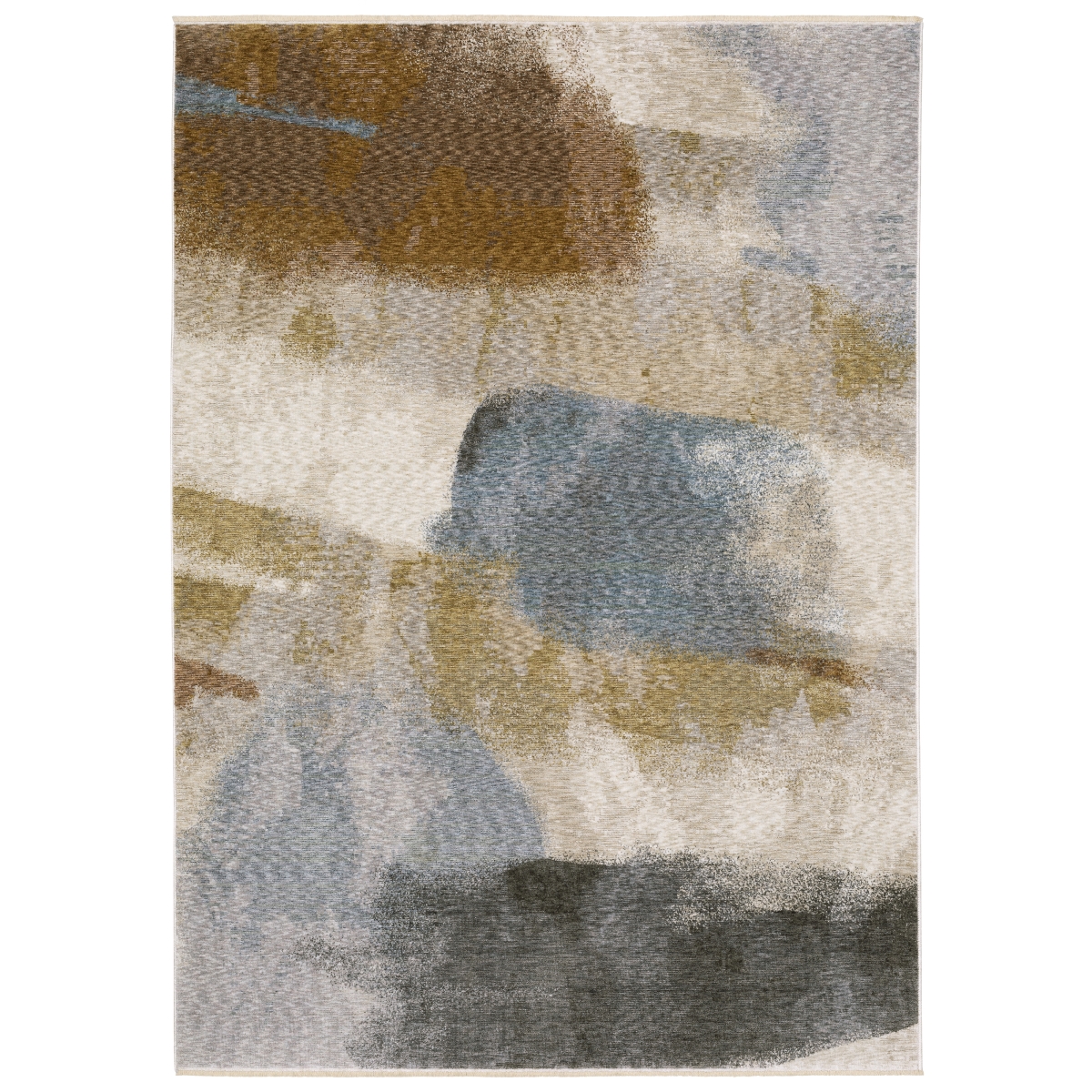 HHAY09300394ST 9 ft. 10 in. x 12 ft. 10 in. Hayden HAY09 Contemporary & Casual Power Loomed Rectangle Area Rug, Beige