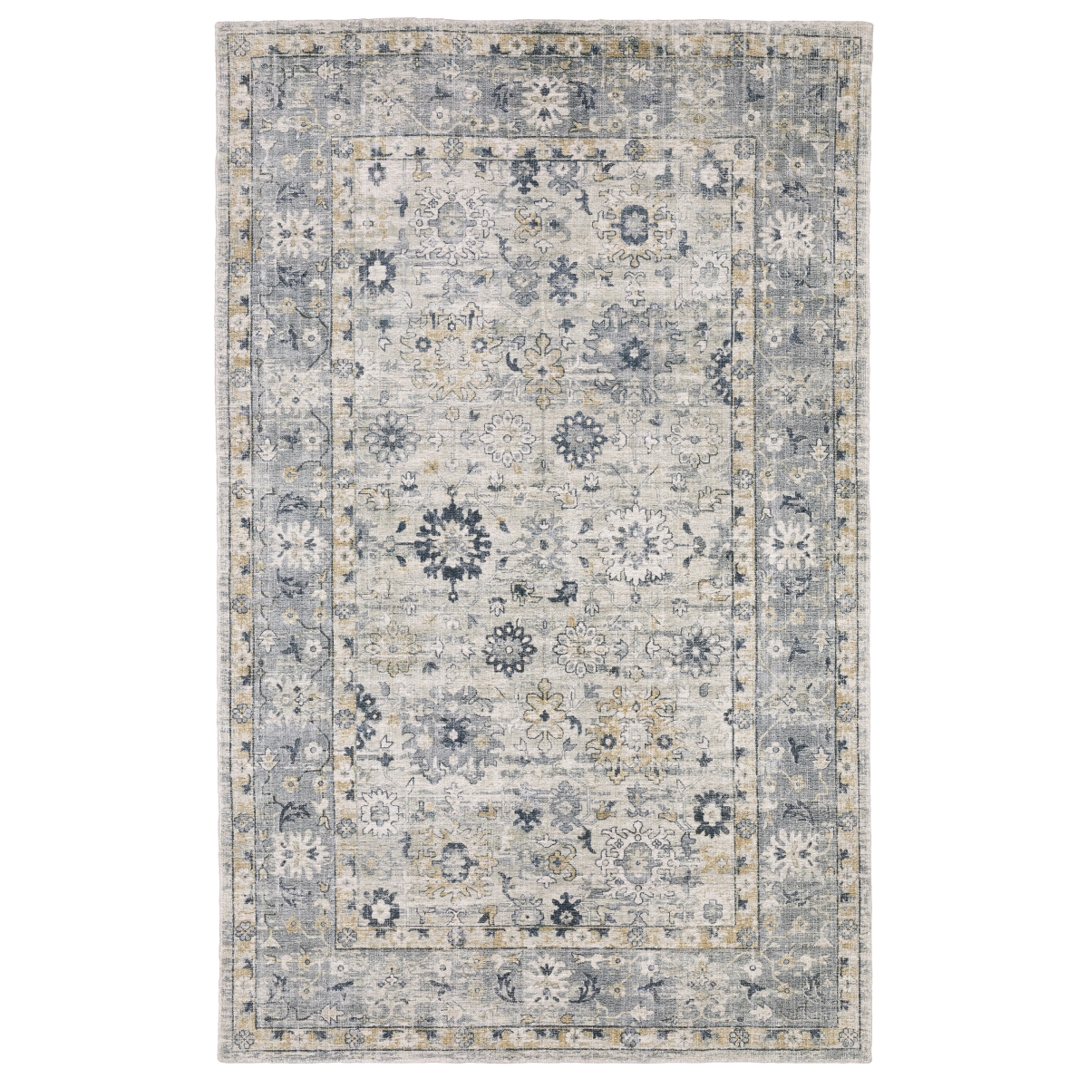 WWIN01182274ST 6 x 9 ft. Windham WIN01 Traditional & Casual Hand Loomed Rectangle Area Rug, Ivory