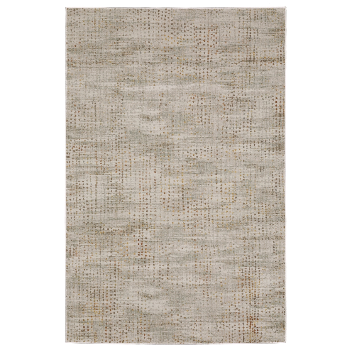 Picture of Oriental Weavers MMAL10100152ST 3 ft. 3 in. x 5 ft. Mallory Indoor or Outdoor Rectangle Area Rug&#44; Gray & Gold