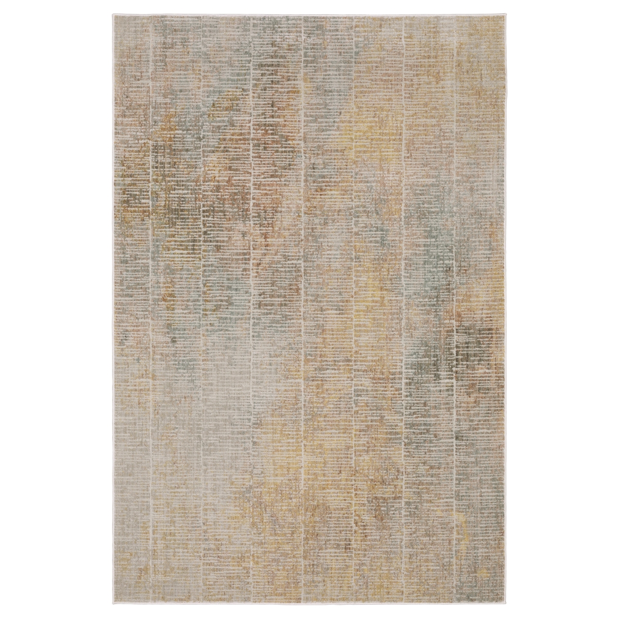 Picture of Oriental Weavers MMAL09068230ST 2 ft. 3 in. x 7 ft. 6 in. Mallory Indoor or Outdoor Rectangle Area Rug&#44; Beige&#44; Gold & Gray