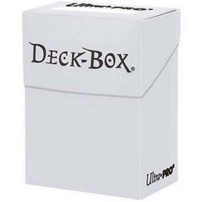 Picture of Ultra Pro UP82591 Solid Deck Box&#44; White