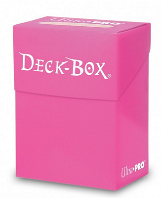 Picture of Ultra Pro UP82481 Solid Deck Box&#44; Pink