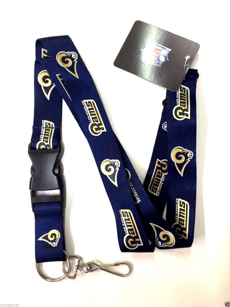 NFL Los Angeles Rams Blue Lanyard