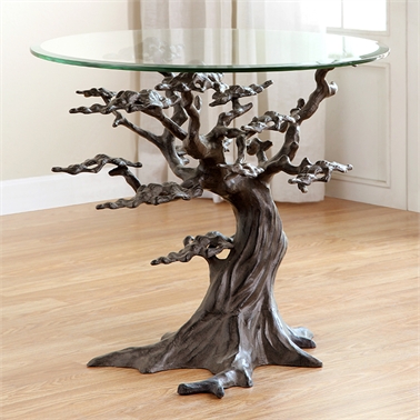 34210 Cypress Tree End Table - 21.5 x 24 x 24 in.