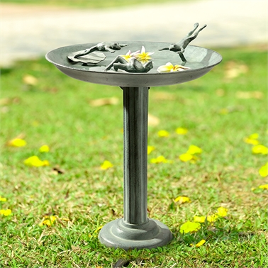 Frog Diver Trio Bird Bath - 26 x 20.50 x 20.50 in.