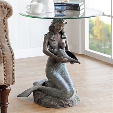 34820 Mermaid End Table - 24 x 22 x 22 in.