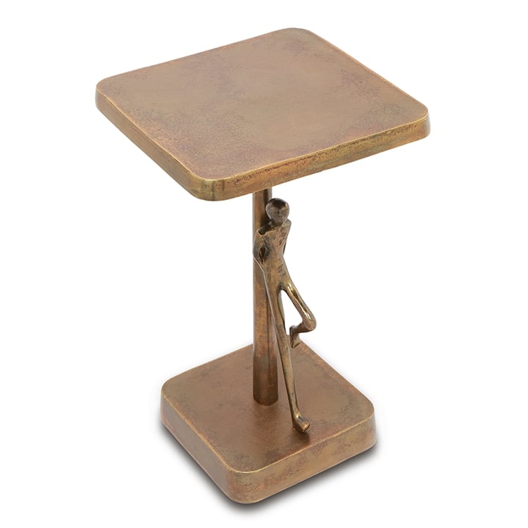24 x 14 x 14 in. Lounging Man End Table