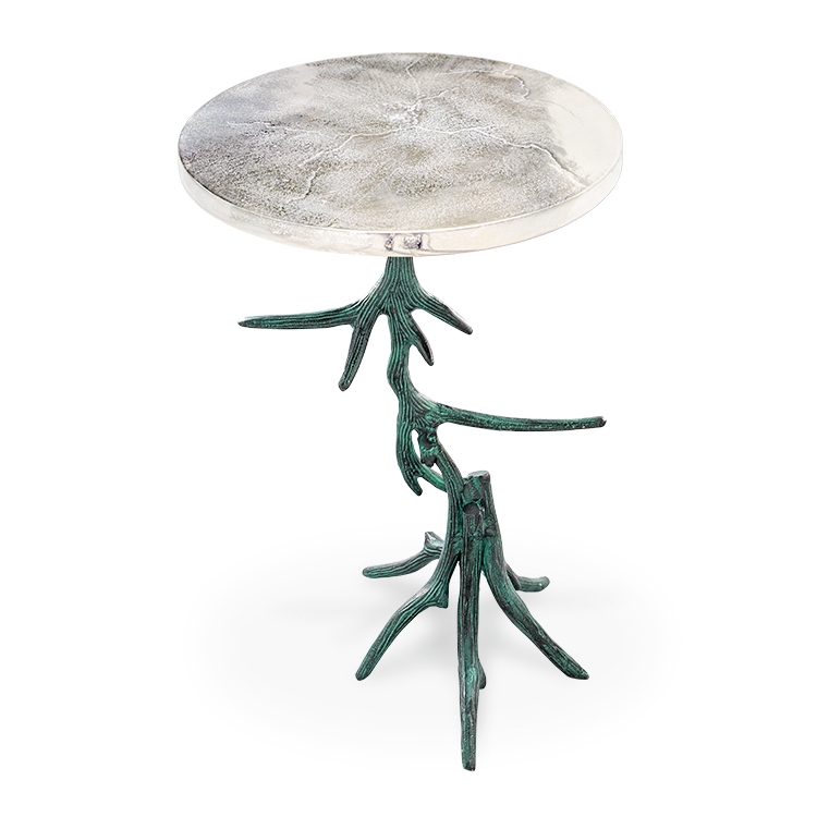 22 x 16 x 16 in. Antler End Table