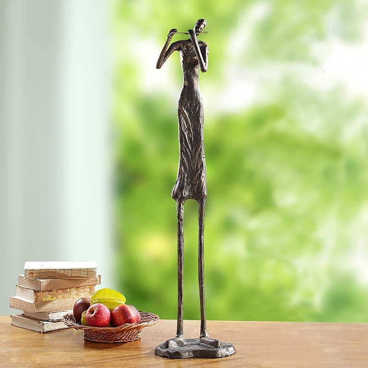 39 x 8.50 x 7.50 in. Fabulous Flutist Figure