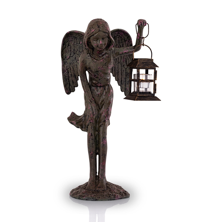 Picture of SPI Home 53035 18 x 9.50 x 9 in. Angel Girl Garden Lantern
