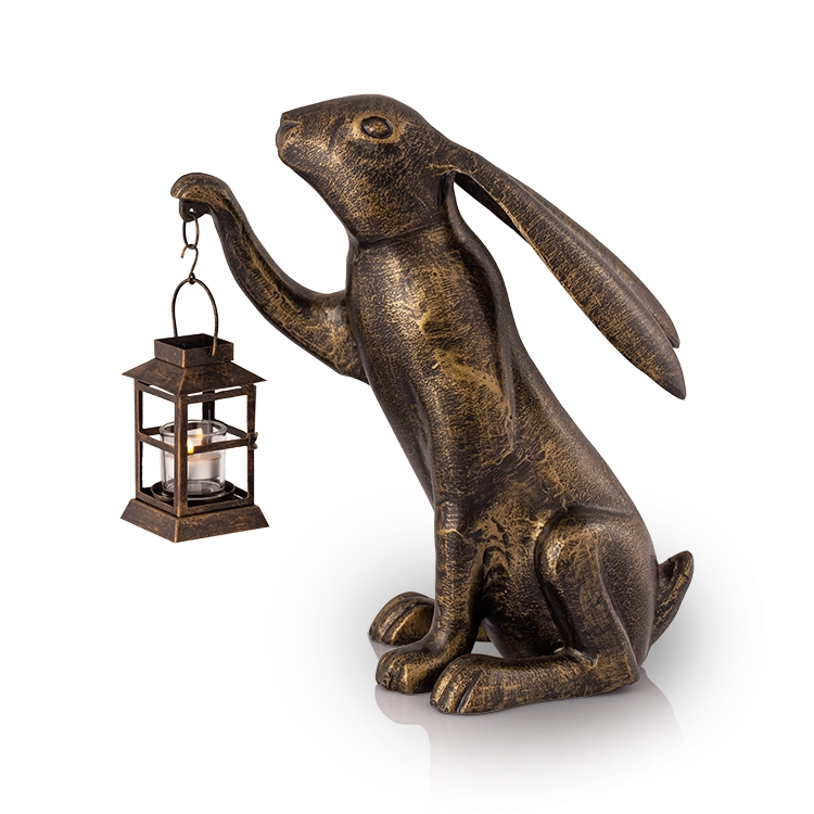 16.50 x 15 x 9 in. Big Bunny Garden Lantern
