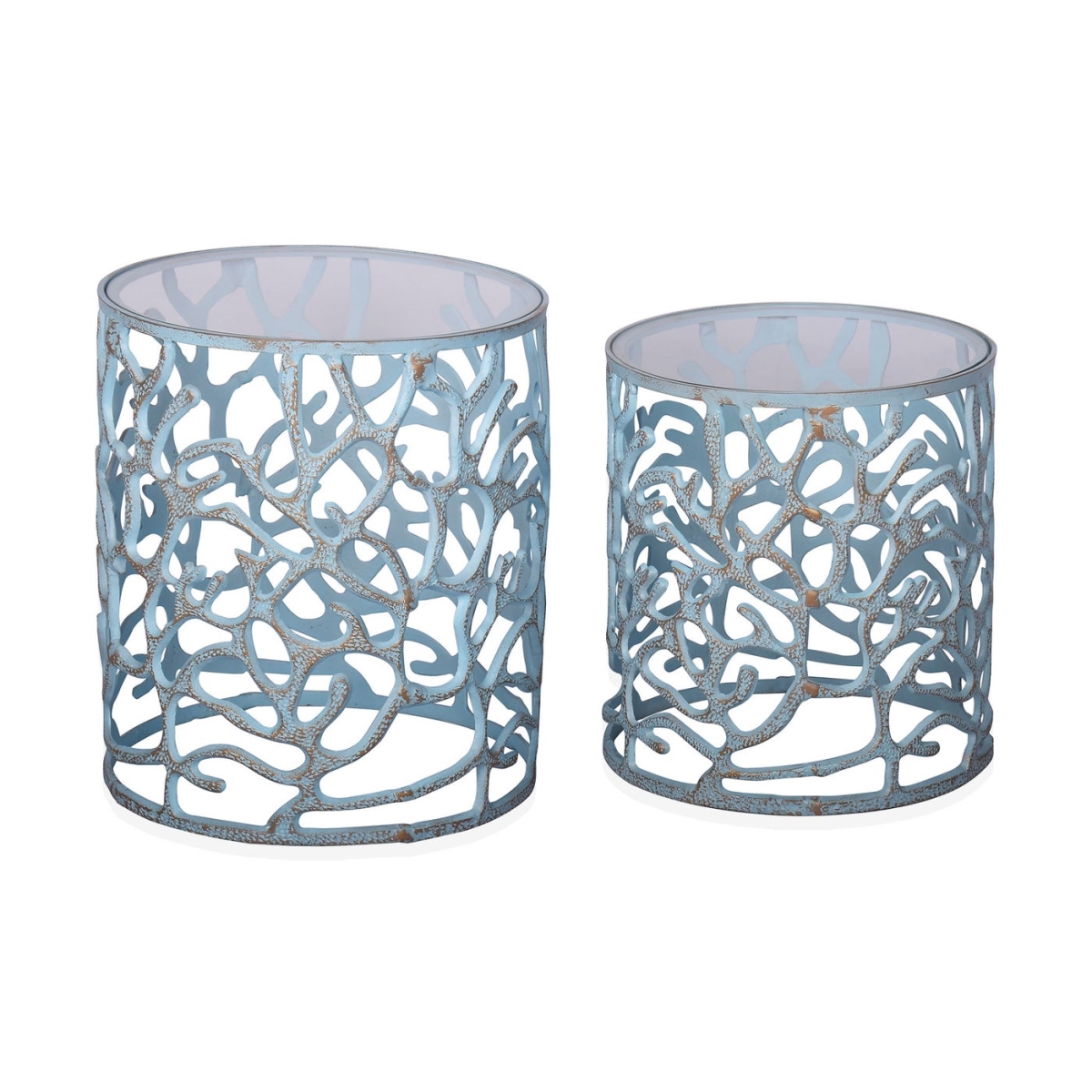 Coral Table Sculpture, Set of 2