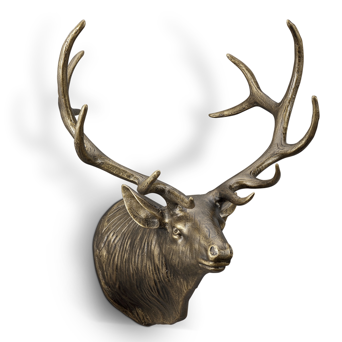 35164 15 x 12.5 x 11.5 in. Small Noble Deer Head Wall Decor