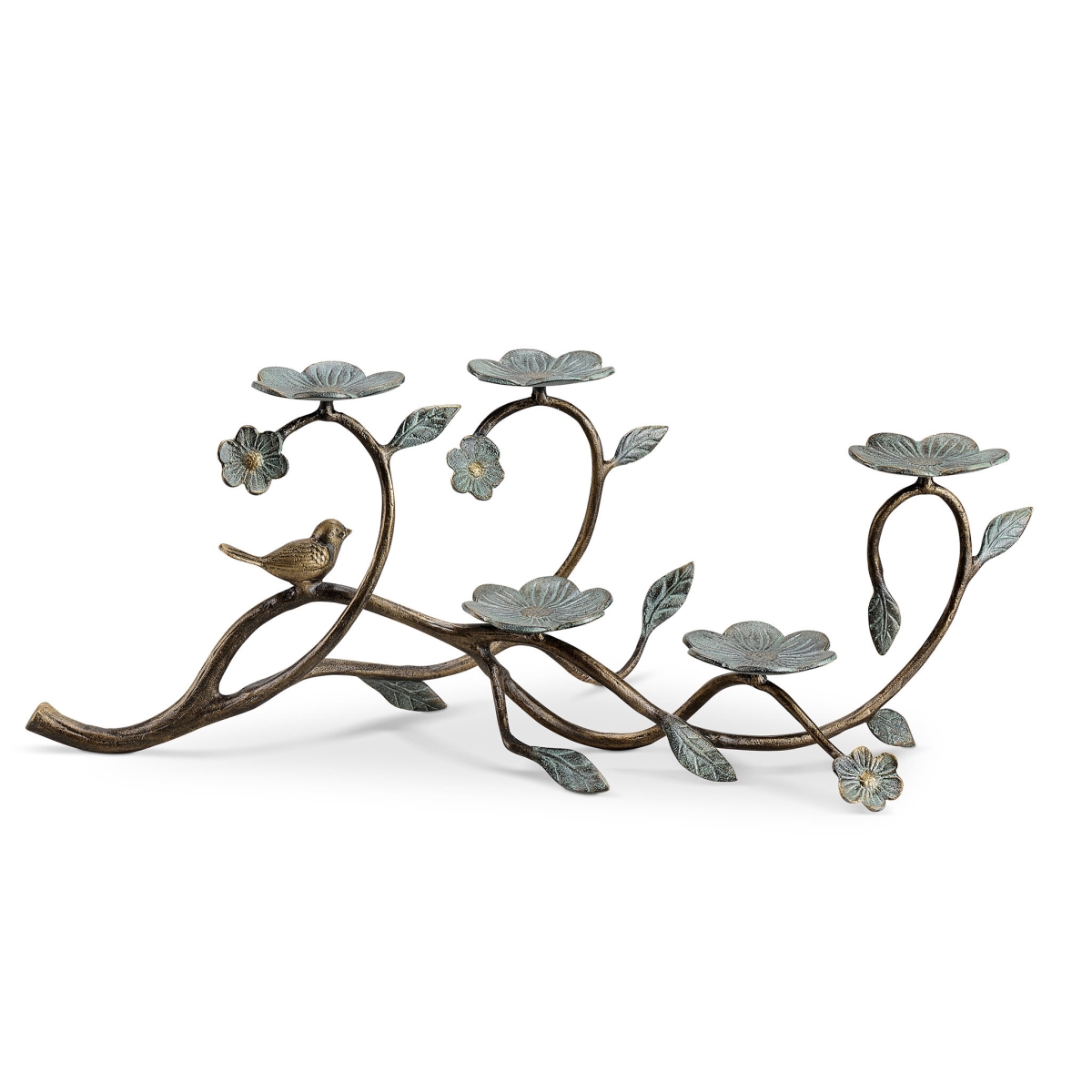 35167 Bird & Flowers Candle Holders