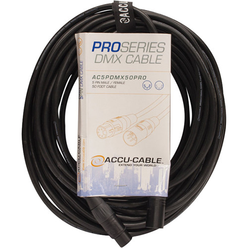 Picture of American DJ AC5PDMX50PRO 50 ft. 5-Pin Pro DMX Cable with PVC Jack