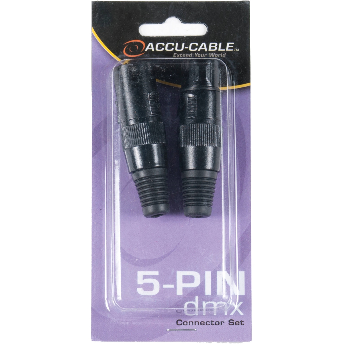 Picture of American DJ ACXLR5PSET 5 Pin Male & Female XLR Connectors Set