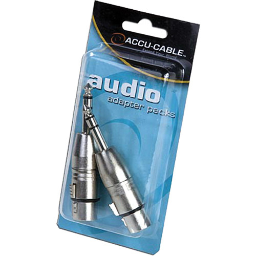 Picture of American DJ AXLRC3PMQF 0.25 in. Female 3-Pin XLR to Male Adapter
